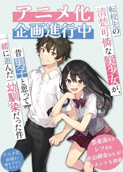 Tenkou-saki no Seiso Karen na Bishoujo ga, Mukashi Danshi to Omotte Issho ni Asonda Osananajimi Datt